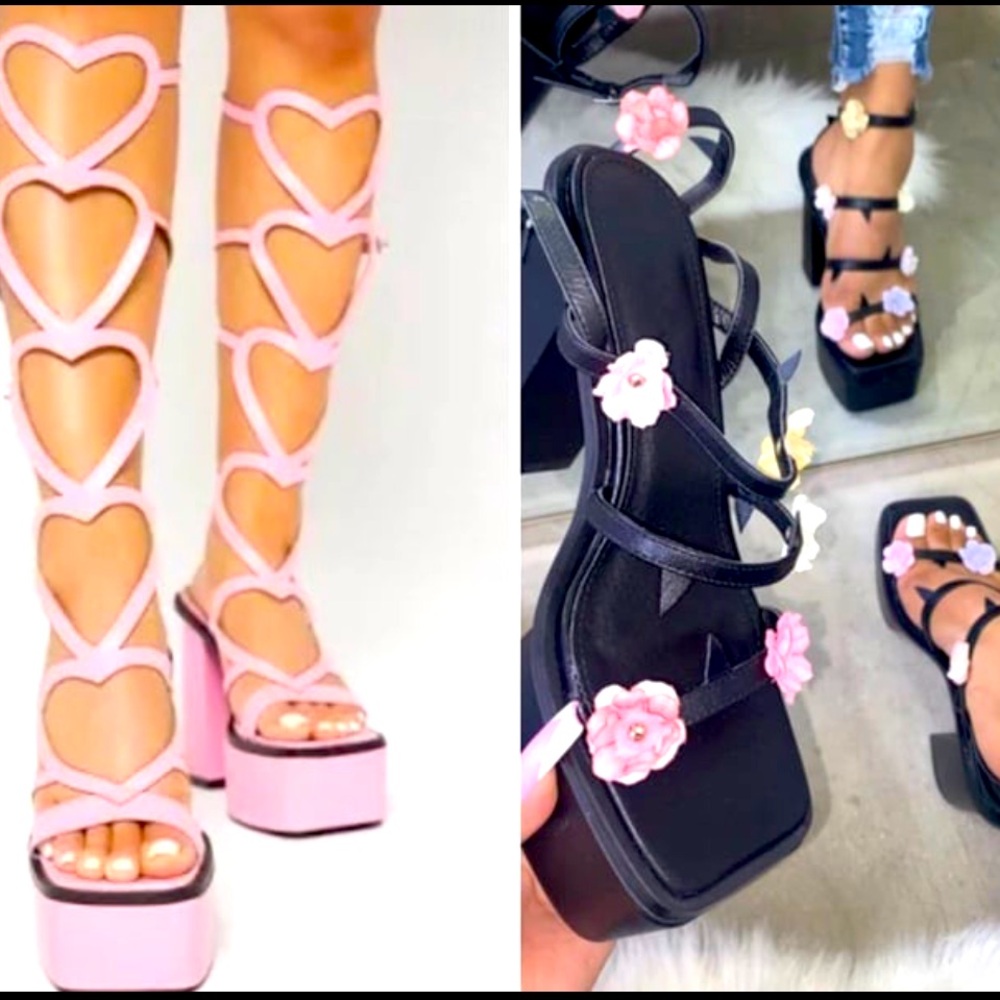 Lot of 2 Ego platforms heels shoes •7